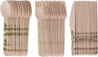 Esschert Design bestekset hout 60-delig