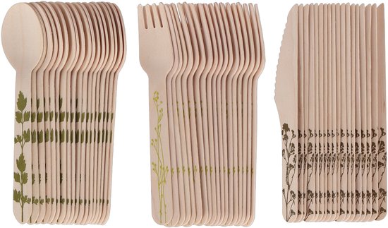 Esschert Design houten bestek set 120-delig review