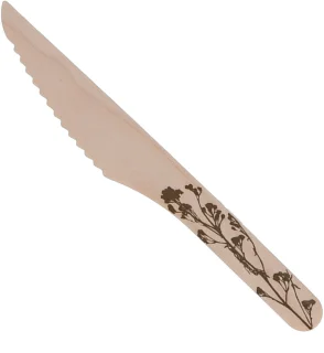 Esschert Design Houten Messen Kruidenopdruk 16 cm 20-delig
