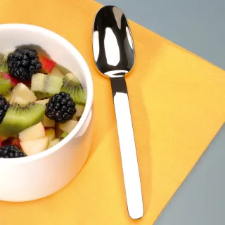 Essentials Dessertlepel Grijs Set 6