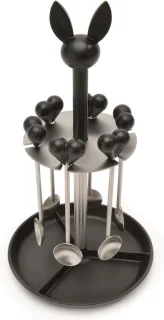 Essentials Koffielepels Set Zwart