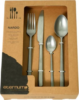 Eternum Nardo 16-delig Bestekset Vintage Mat RVS