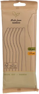 Excellent Houseware bamboe bestek set 216-delig