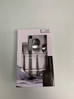 Excellent Houseware Bestekset 16-delig RVS Zilver voor 4 Personen