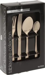Excellent Houseware Bestekset 32-delig Goud RVS