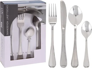 Excellent Houseware Bestekset Klassiek 16-delig Zilver