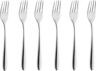 Excellent Houseware Gebakvorkjes 6-delig RVS