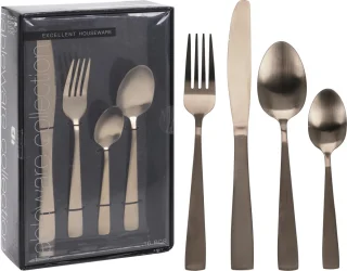 Excellent Houseware Goud bestekset 16-delig