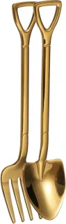 Fako Bijoux Dessertbestek Goud 4 Sets