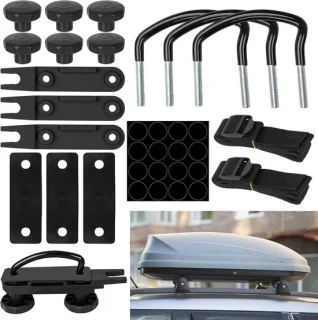 Famanu Dakbox Wandhouder Set Zwart