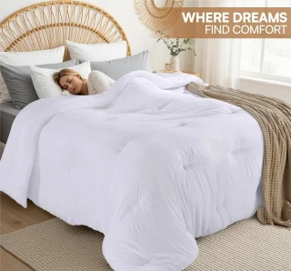Famanu - Dons-alternatief dekbed Queensize Wit