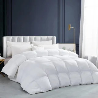 Famanu Ganzendons dekbed Queensize Wit