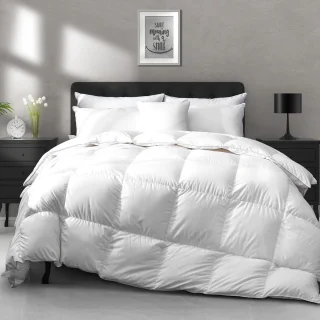 Famanu Ganzendons dekbed Twin - Wit