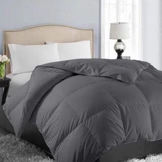Famanu - Kingsize dekbed donkergrijs