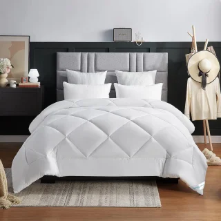 Famanu Microvezel dekbed 200 x 200 cm - Wit