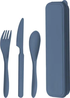 Fashion Favorite Reisbestek Set Blauw Opbergbox