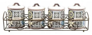 Feel Maestro MR-20005-04CS Keramische potjes set van 4