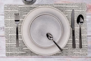 FINN Set van 6 Kleine Lepels Zwart