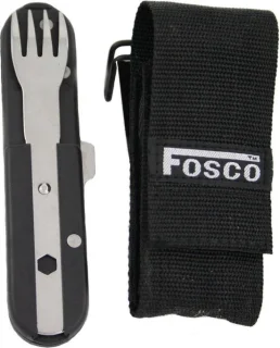 Fosco Outdoor Bestek Inklapbaar Zwart