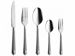 Garganelli bestekset, 30-delig, zilver, roestvrij staal