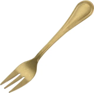 Gebaksvorkjes Goudkleurig 4 stuks