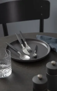 Gense Focus de Luxe Eetlepel 20 cm Zwart Matstaal