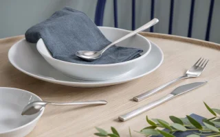 Gense Fuga Bestekset 16-delig staal mat/glans