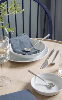 Gense Fuga Bestekset 16-delig staal mat/glans