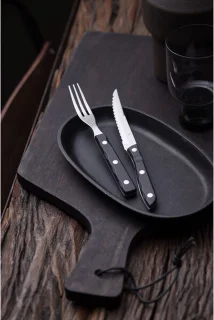 Gense Old Farmer Black Steakbestek 12-delig
