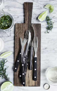 Gense Old Farmer Black Steakbestek 4-delig