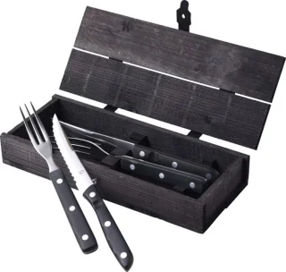 Gense Old Farmer Black Steakbestek 4-delig