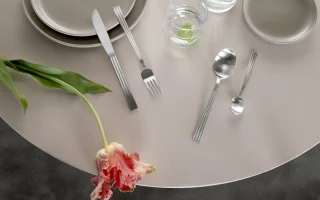 Gense Thebe Edition 24-delig bestekset mat staal