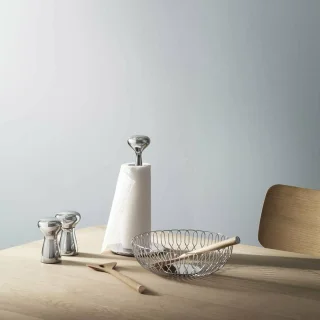 Georg Jensen Alfredo Slabestek Hout 28 cm 2-delig