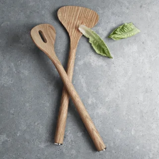 Georg Jensen Alfredo Slabestek Hout 28 cm 2-delig