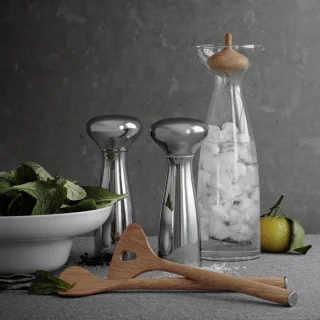 Georg Jensen Alfredo Slabestek Hout 28 cm 2-delig