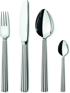 Georg Jensen Bernadotte Bestekset 4-delig RVS Glanzend