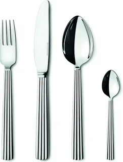 Georg Jensen Bernadotte Bestekset 4-delig RVS Glanzend