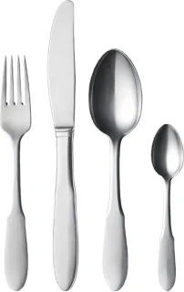 Georg Jensen Mitra Bestekset 4-delig RVS Mat