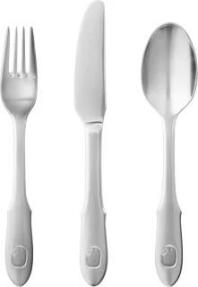 Georg Jensen Ontbijtset Elephant Junior 3-delig RVS Zilver
