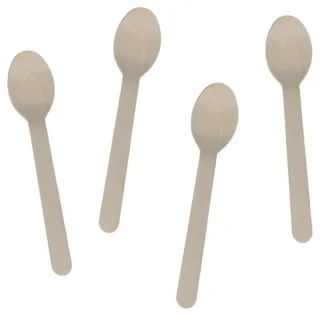 Gerimport Bamboe Lepels 160 stuks 16 cm Naturel