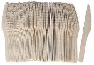 Gerimport Bamboe Messen 160 Stuks 16 cm Naturel