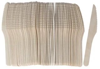 Gerimport Bamboe Messen 160 Stuks 16 cm Naturel