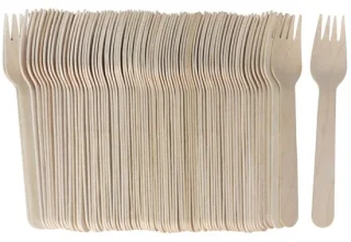 Gerimport Bamboe Vorken 80 stuks 16 cm Naturel