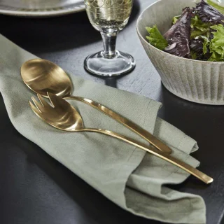Golden saladebestekset