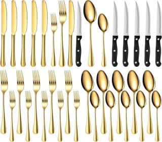 Gouden bestekset 24-delig