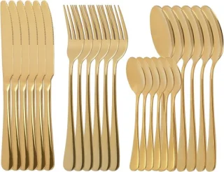 Gouden bestekset 24-delig