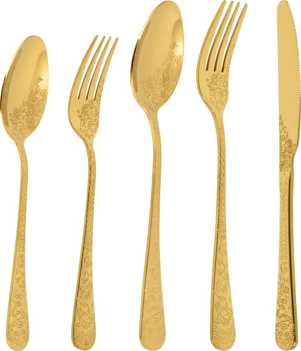 De Gouden Bestekset 30-delig Roestvrij Staal in één oogopslag