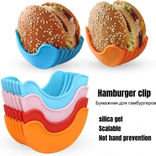 GreaseGuardian HamburgerHouder 2-pack siliconen burgerhoes