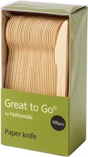 Great to Go Houten Wegwerp Bestek Set 300-delig