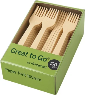 Great to Go Houten Wegwerp Bestek Set 300-delig